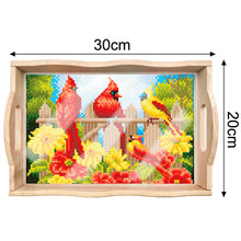 Load image into Gallery viewer, Diamond Painting Nesting Food Trays with Handle Coffee Table Tray (#8)
