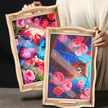 Load image into Gallery viewer, Diamond Painting Nesting Food Trays with Handle Coffee Table Tray (#9)
