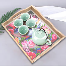 Load image into Gallery viewer, Diamond Painting Nesting Food Trays with Handle Coffee Table Tray (#3)
