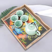 Load image into Gallery viewer, Diamond Painting Nesting Food Trays with Handle Coffee Table Tray (#6)
