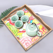 Load image into Gallery viewer, Diamond Painting Nesting Food Trays with Handle Coffee Table Tray (#8)
