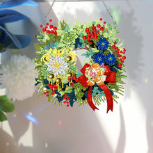 Load image into Gallery viewer, Special Shaped Diamond Painting Wall Decor Wreath (Christmas Cookie Man)
