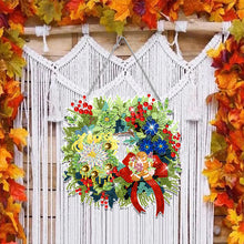 Load image into Gallery viewer, Special Shaped Diamond Painting Wall Decor Wreath (Christmas Cookie Man)
