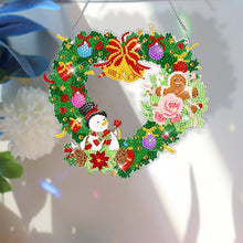 Load image into Gallery viewer, Special Shaped Diamond Painting Wall Decor Wreath (Love Snowman Cookie Man)
