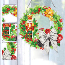 Load image into Gallery viewer, Special Shaped Diamond Painting Wall Decor Wreath (Jacket Knight)
