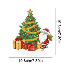 Load image into Gallery viewer, Crystal Painting Desktop Kit Christmas Tree Santa Diamond Painting Desktop Decor
