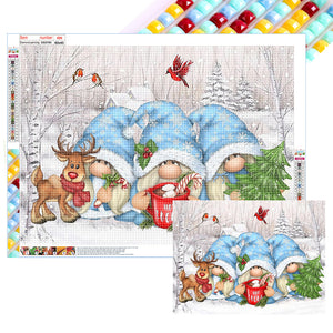 Snow Goblin 60*45CM Full Square Drill Diamond Painting