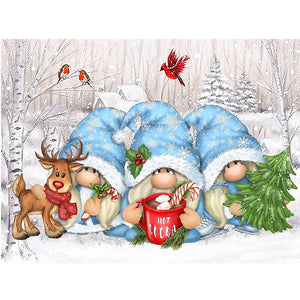 Snow Goblin 60*45CM Full Square Drill Diamond Painting