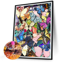 Load image into Gallery viewer, Multicolor Butterfly 30*40CM Full Round Drill Diamond Painting
