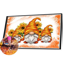 Load image into Gallery viewer, Sunflower Gnome 40*30CM Full Round Drill Diamond Painting
