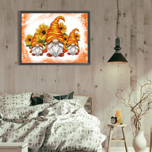 Load image into Gallery viewer, Sunflower Gnome 40*30CM Full Round Drill Diamond Painting
