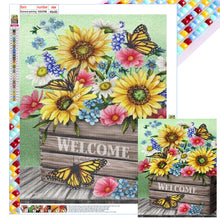 Load image into Gallery viewer, Sunflower Bouquet 40*50CM Full Square Drill Diamond Painting
