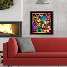 Load image into Gallery viewer, Butterfly Crafts 30*30CM Full Round Drill Diamond Painting

