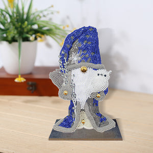 Wooden Desktop Diamond Painting Ornament Diamond Art Table Decor (Gnome #6)