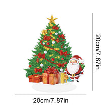 Load image into Gallery viewer, Diamond Painting Desktop Decor Gift for Christmas (Christmas Tree Santa)
