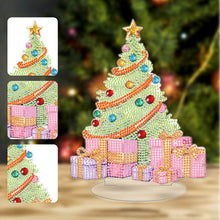 Load image into Gallery viewer, Diamond Painting Desktop Decor Gift for Christmas (Xmas Tree Pink Gifts)
