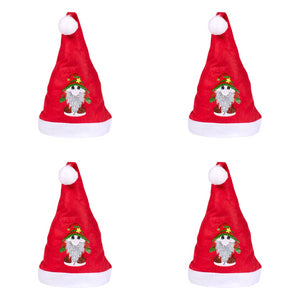 DIY Diamond Painting Christmas Hat Comfort Soft for Adults Unisex (Gnome #2)