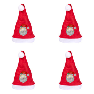 DIY Diamond Painting Christmas Hat Comfort Soft for Adults Unisex (Santa #6)
