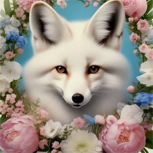 Load image into Gallery viewer, Fox And Flower 30*30CM Full Round Drill Diamond Painting
