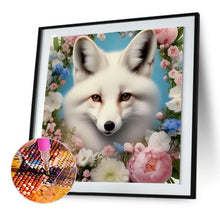 Load image into Gallery viewer, Fox And Flower 30*30CM Full Round Drill Diamond Painting
