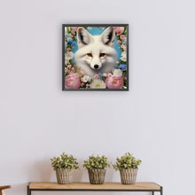 Load image into Gallery viewer, Fox And Flower 30*30CM Full Round Drill Diamond Painting
