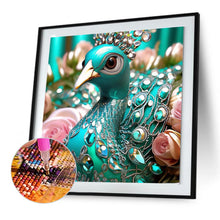 Load image into Gallery viewer, Diamond Peacock 30*30CM Full Round Drill Diamond Painting
