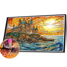 Load image into Gallery viewer, Sea Castle 40*30CM Full Round Drill Diamond Painting
