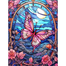 Load image into Gallery viewer, Butterfly And Rose 30*40CM Full Round Drill Diamond Painting
