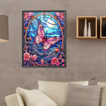 Load image into Gallery viewer, Butterfly And Rose 30*40CM Full Round Drill Diamond Painting
