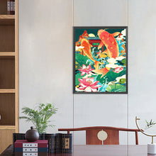 Load image into Gallery viewer, Fish Leaping Over The Dragon Gate 40*50CM Full Round Drill Diamond Painting
