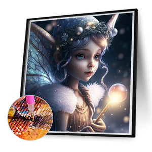 Angel Girl 50*50CM Full Round Drill Diamond Painting