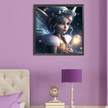 Load image into Gallery viewer, Angel Girl 50*50CM Full Round Drill Diamond Painting
