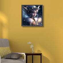 Load image into Gallery viewer, Angel Girl 50*50CM Full Round Drill Diamond Painting
