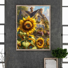 Load image into Gallery viewer, SunFlower And Manor 30*40CM Full Round Drill Diamond Painting
