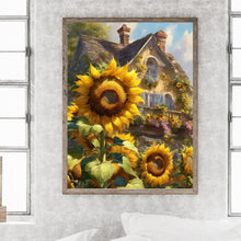 Load image into Gallery viewer, SunFlower And Manor 30*40CM Full Round Drill Diamond Painting
