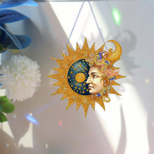 Load image into Gallery viewer, Acrylic Special Shape DIY Diamond Painting Ornaments (Stars Moon #1)
