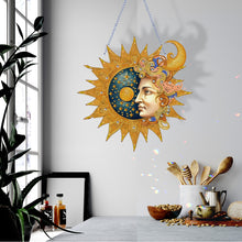Load image into Gallery viewer, Acrylic Special Shape DIY Diamond Painting Ornaments (Stars Moon #1)
