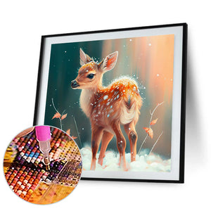 Deer 30*30CM Full Round Drill Diamond Painting