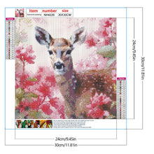 Load image into Gallery viewer, Deer 30*30CM Full Round Drill Diamond Painting
