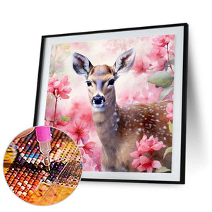 Deer 30*30CM Full Round Drill Diamond Painting