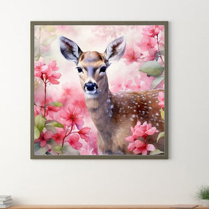 Deer 30*30CM Full Round Drill Diamond Painting