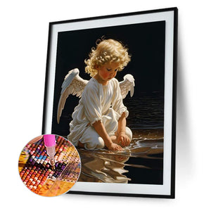 Angel 30*40CM Full Round Drill Diamond Painting