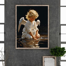 Load image into Gallery viewer, Angel 30*40CM Full Round Drill Diamond Painting
