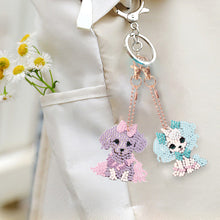 Load image into Gallery viewer, 5PCS Double Sided Full Drill Keyring Diamond Painting Keychain (Small Animal #3)
