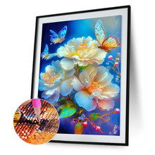 Load image into Gallery viewer, Flower And Butterfly 30*40CM Full Round Drill Diamond Painting
