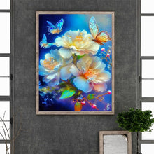 Load image into Gallery viewer, Flower And Butterfly 30*40CM Full Round Drill Diamond Painting
