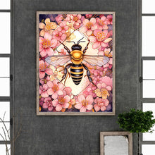 Load image into Gallery viewer, Flower Queen Bee 30*40CM Full Round Drill Diamond Painting
