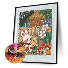 Load image into Gallery viewer, Little Red Riding Hood Rabbit 40*50CM Full Round Drill Diamond Painting
