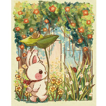 Load image into Gallery viewer, Rabbit Jungle Adventure 40*50CM Full Round Drill Diamond Painting
