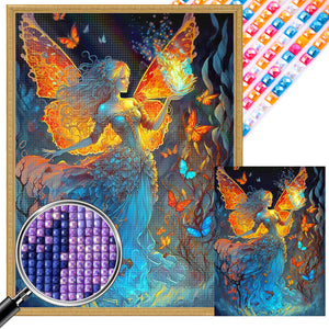 Butterfly Fairy 45*60CM Full Square Drill Diamond Painting